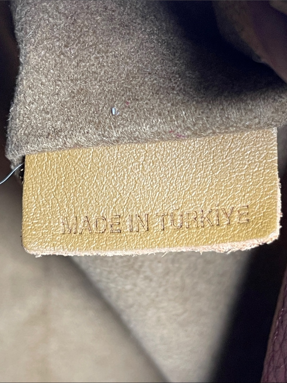 Fairfax & Favor Mini Windsor Ruby Suede Leather Handbag - Picture 3 of 13